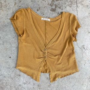 Free People We The Free Miami tee, linen blend